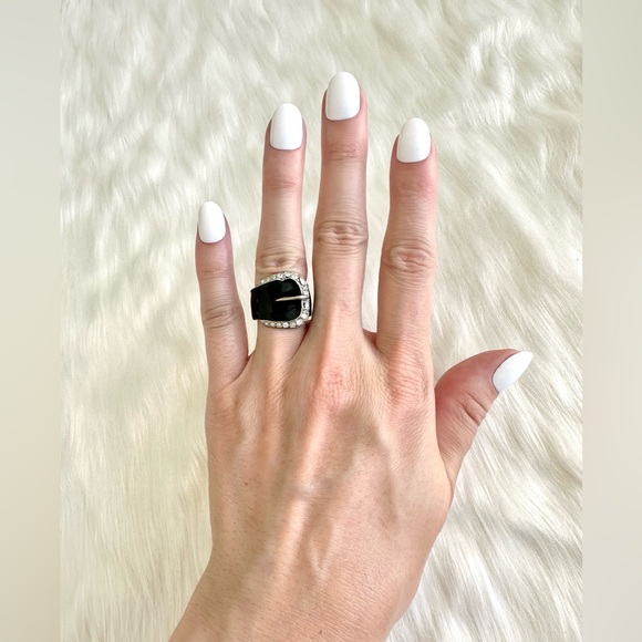 BUCKLE CZ RING - Picture 4 of 5